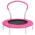 thumbnail image 4 of JAMPOOCA Mini Kids Trampoline with Handle, Pink, 36.00" x 36.00" x 32.50", 4 of 5