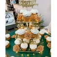 thumbnail image 3 of YestBuy 4 Tier Cupcake Stand Acrylic Tower Display with LED Light Premium Holder Dessert Tree Tower for Birthday Cady Bar Décor Weddings, Parties Events (Yellow Light), 3 of 10
