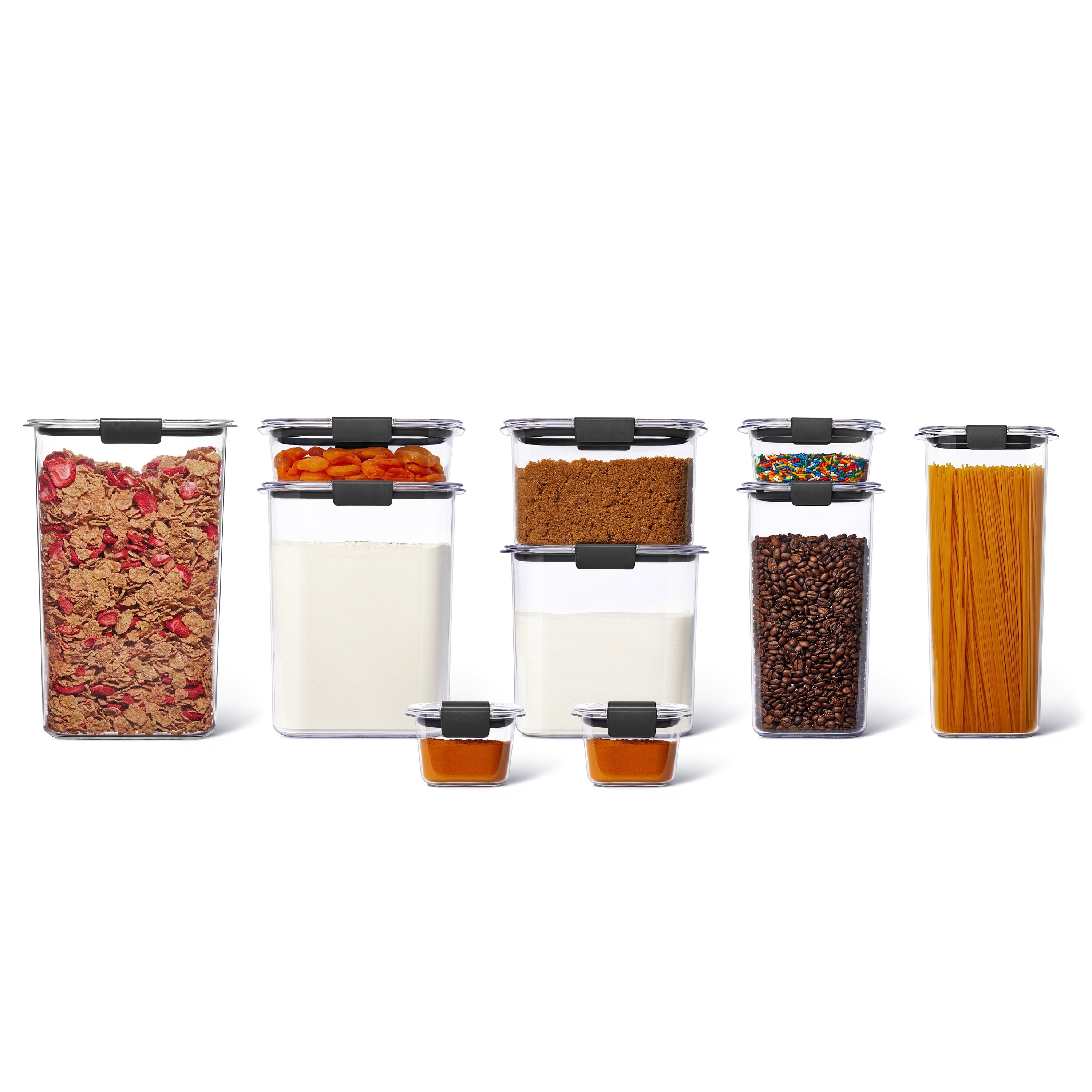 rubbermaid brilliance food storage container sizes