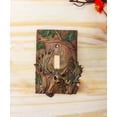 thumbnail image 3 of Rustic Western Stag Elk Moose By Pine Single Toggle Switch Plate Cover Set of 2, 3 of 7