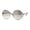 Silver Grey Mirror, variant on Womens Round Circle Lens Side Visor Retro Sunglasses Silver Grey Mirror