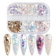 thumbnail image 1 of Uñas postizas, uñas postizas, regalos para mujeres, nuevo estilo, lentejuelas para uñas, colores veraniegos, uñas irregulares translúcidas, pegatinas para uñas con diseño irregular., 1 of 2