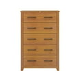 thumbnail image 3 of STYLIVIA 5 Drawer Chest with Interlock System Amber Walnut 31.1" W x 16.3" D x 46.7" H, 3 of 11