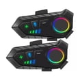 thumbnail image 1 of Intercomunicadores Casco Audífonos Bluetooth Para Moto 2pcs negro colores, 1 of 5