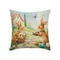 thumbnail image 6 of Djunllk Pillow Covers 18x18, Spring & Easter Cozy & Breathable Holiday Home Farmhouses Decorative Pillowcases, 6 of 6