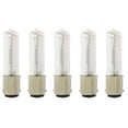 thumbnail image 2 of (5)-Bulbs JD BA15D 130V 100W DC Bayonet T4 Light Bulb, CLEAR, 100 Watts, 2 of 3