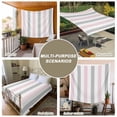 thumbnail image 6 of Pink Grey Striped Tapestry for Bedroom Wall Hanging Tapestry, Geometric Vertical Stripes Minimalist Ceiling Backdrop Tapestries Poster Blanket Wall Decor for Teens Room Living Room Dorm 55" x 73", 6 of 8