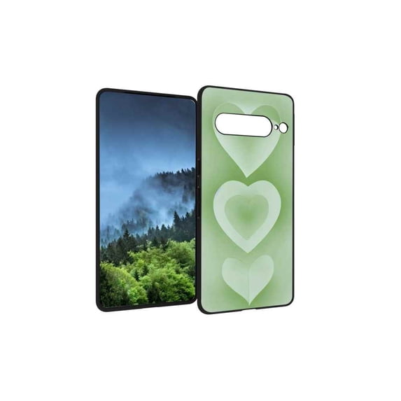 Compatible with Google Pixel 7 Pro Phone Case, Love-Heart66 Case Men Women, Flexible Silicone Shockproof Case for Google Pixel 7 Pro