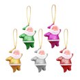 thumbnail image 4 of 24PCS Christmas Tree Ball +6PCS Mini Santa Ornaments Decorations - 3 Style Christmas Hanging Balls for Holiday Wedding Party Decoration, 4 of 5