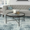 thumbnail image 7 of Evelyn&Zoe Duxbury 36" Wide Round Coffee Table, Blackened Bronze, 7 of 7
