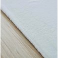 thumbnail image 4 of Lily Luxury Chinchilla Faux Fur Rectangular Area Rug,White Polyester Household Supplies Décor Rugs, 4 of 4