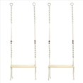 thumbnail image 1 of 2X Columpio de Juguete para Gallinero Grande, Juguete de Enriquecimiento de Pollo para Gallinas y Gallos, Accesorios de Madera para Gallinero, 1 of 7