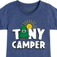 thumbnail image 3 of Instant Message - Camping - Tiny Camper - Toddler & Youth Girls Short Sleeve Graphic T-Shirt, 3 of 6