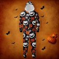 thumbnail image 1 of Halloween Pajamas Long Sleeved Zippered Family Matching Jumpsuit Romper Family Halloween Costumes Family Pajamas Matching Pjs, 1 of 4