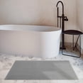 thumbnail image 2 of Cotton Paradise Bath Rug for Bathroom, 17x24 inch 100% Cotton Non Slip Bath Mat Rug, Soft Absorbent Machine Washable, Light Grey Bath Rug, 2 of 8