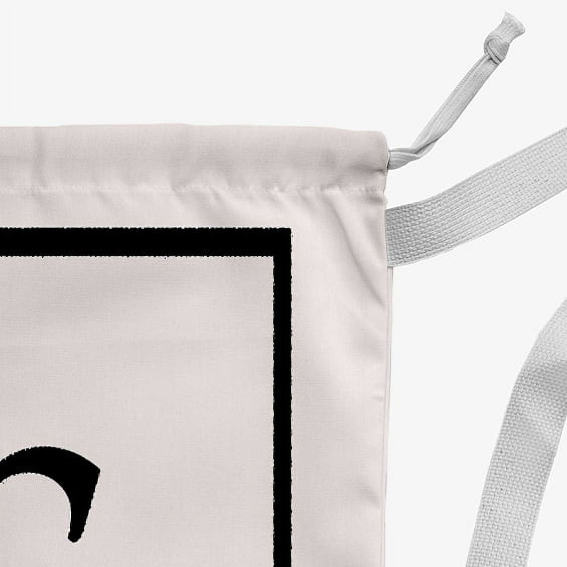Simply Daisy Canvas Classic Monogram 28 x 36 in S Laundry Bag