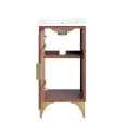 thumbnail image 6 of Sink Vanity Cabinet, White Walnut, Wood, Hotel Bedroom Bathroom, Modern Contemporary HB34661, 6 of 11