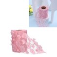 thumbnail image 4 of Flowers Tulle Rolls 10Cm Mesh Material 10Yd Bow Polyester Ribbon Petal Sparkling Exquisite Fabric, 4 of 7