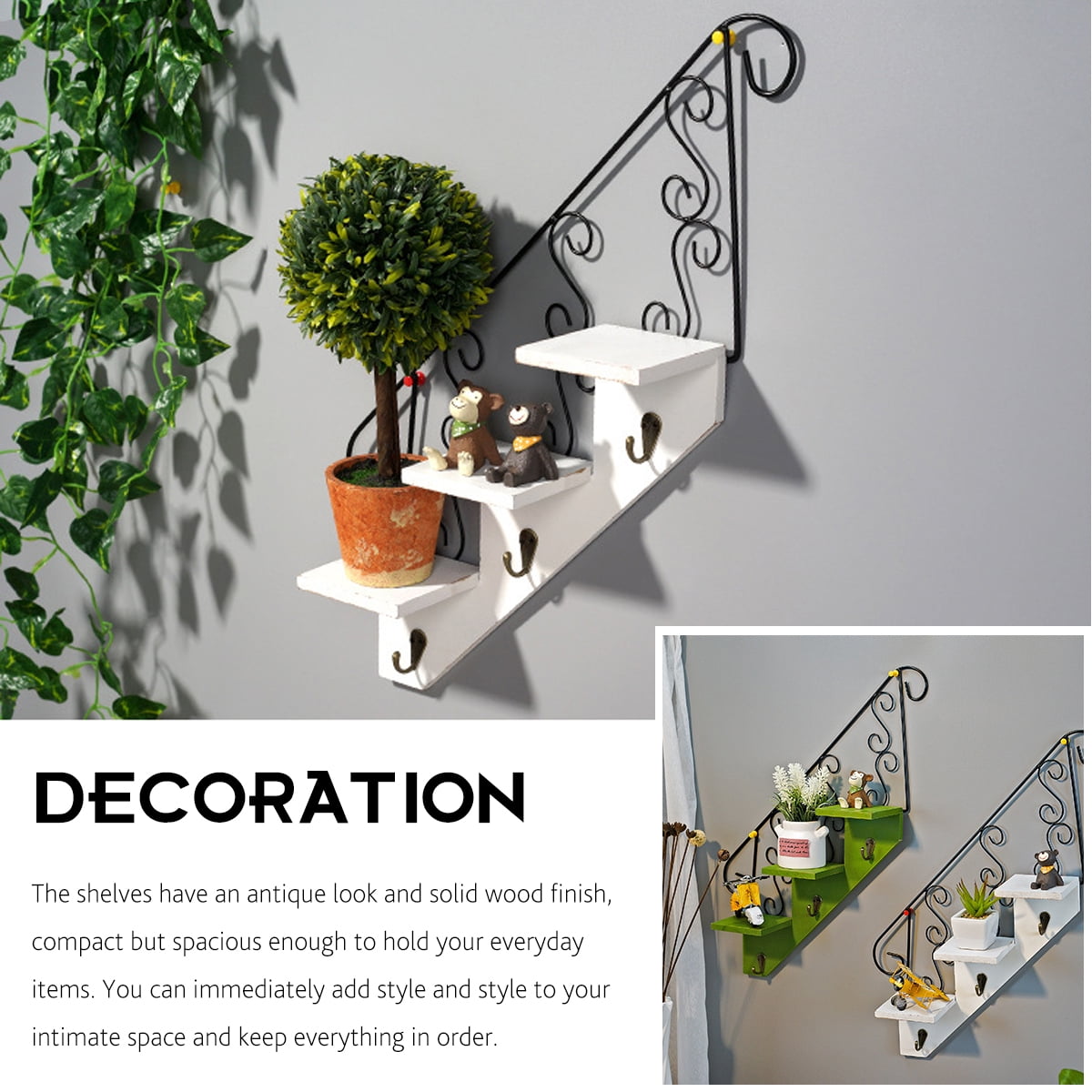 Staircase Floating Shelves Wall Shelf Plant Flower Hanging Staircase Floating Shelves Wall Shelf Plant Flower Hanging