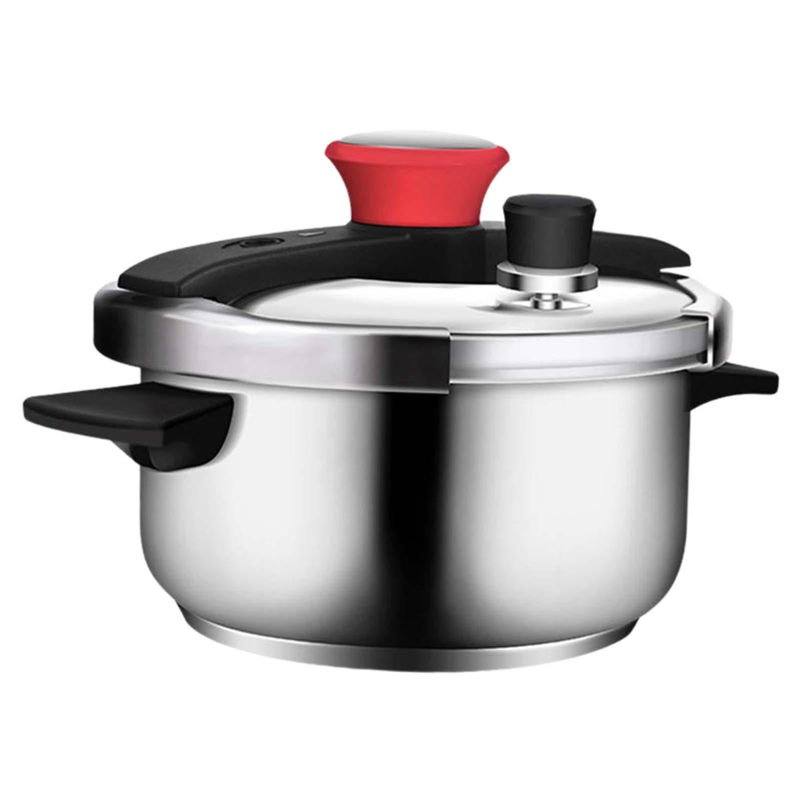TISHITA Stovetop Pressures Cooker Portable Rice Cooker 4.0L Cookware Stewed Meat Pot Instant Cooking Pot for Homes Hotel Indoor Outdoor