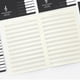 thumbnail image 5 of 3X Cinco Líneas de Notas de la Música Cuaderno Portátil de Música Tab Personal del Bastón de Cuaderno, 5 of 7