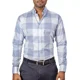 thumbnail image 1 of Camisa Hombre Casual Cuadros Gris Azulados Tiendas Platino, 1 of 5