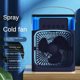 thumbnail image 4 of Ventilador Aire Acondicionado 3 en 1 Ventilador Pulverización Eléctrico USB para Interiores Y Exteriores (azul), 4 of 9