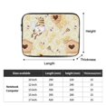 thumbnail image 3 of Cartoon Cute Gnome Bee 17 inch Portable Laptop Sleeve Compatible with MacBook Air Notebook Computer Case for Men Women College School Students, 3 of 7