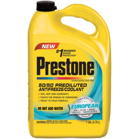 Prestone Prestone European Antifreeze/Coolant - RTU 50/50 Prediluted ...