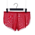 thumbnail image 3 of PBFRDSJ Mens Sheer Up Mesh Boxers Briefs Ultra Thin Split Side Low Rise Underpants Athletic Loose Underwear for Yoga Gym, 3 of 4