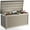 Grey-Wicker, variant on 320 Gallon Resin Deck Box, Extra Large Lockable Weatherproof Outdoor Storage Box for Furniture, Garden Tools and Tools Storage, Waterproof Outside Storage Boxes - Grey
