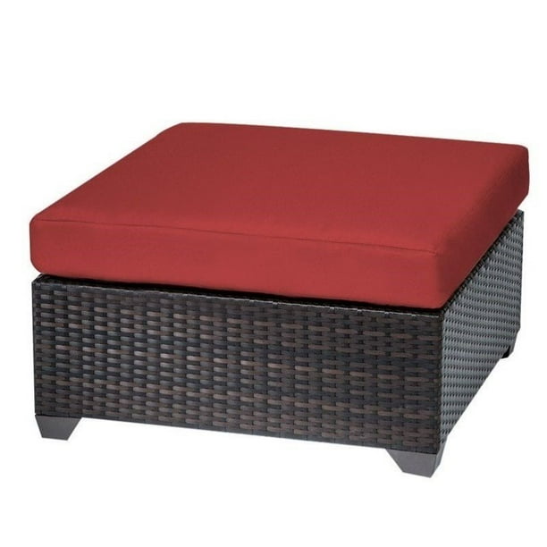 Walmart outlet wicker ottoman