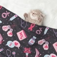thumbnail image 2 of Disketp Breast Cancer Awareness1 Dog Blanket/Bed Cover for Dogs and Cats,Puppy Essentials-Small, 2 of 8