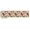thumbnail image 2 of Ambesonne Moroccan Fabric by the Yard Upholstery, Vintage Square Pattern, 2 Yards, Cream Dark Coral Brown, 2 of 4