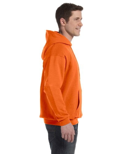 1 Orange Hanes P170 Mens EcoSmart Hooded Sweatshirt Medium 1 Denim Blue