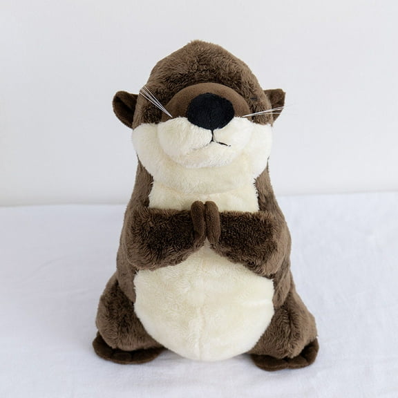 Stuffed Animals Clearance! Kabnic The Petting Zoo River Stuffed Standing, Gifts for Kids, Onez Zoo Animals, River Plush Toy 7 Inches