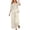 Khaki, variant on Womens 2 Piece Linen Suits Cute Summer Flowy Matching Suit Boho Flowy Embroidered Tops Wide Leg Pants Casual Sets
