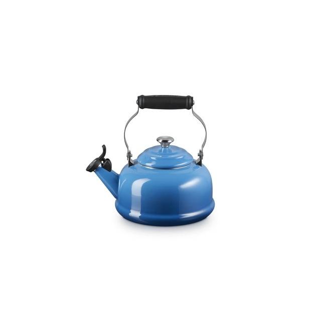 Tetera Le Creuset Marseille de 1,7 qt con silbato, acero