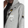 thumbnail image 2 of Hello Kitty Women’s Halloween Graphic Hoodie Sweatshirt with Long Sleeves, Sizes XXS-XXL, 2 of 6