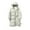 White, variant on Men's Long Winter Coats Warm Quilted Padded Jackets with Pockets Big and Tall Winter Hooded Outerwear Overcoat Coffee S