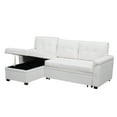 Naomi Home Jenny Sectional Sleeper Sofa Elegant LShaped Couch