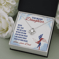 thumbnail image 3 of Never Feel That You Are alone, Birthday gift Necklace For Daughter, Gift From Dad, Appreciation Gift Necklace For Daughter, 3 of 5