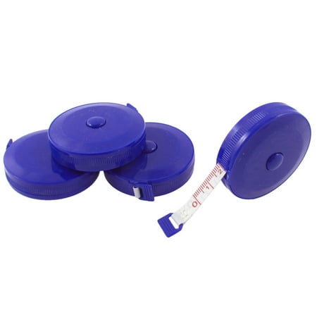 - 4 Pcs Round Retractable Tailors Measure Tape Ruler Metric 150cm