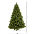 thumbnail image 2 of Nearly Natural 7.5ft. North Carolina Mixed Pine Artificial Christmas Tree with 470 Warm White LED Lights, 1895 Bendable Branches and Pinecones, 2 of 7