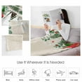 thumbnail image 4 of Christmas Throw Flannel Blanket 32x48In Winter Poinsettia Pine Cones Pine Needles Linen Super Soft Cozy Bed Blanket, Lightweight Plush Fuzzy Bed Throw for Bedroom Sofa Couch Living Room, 4 of 4