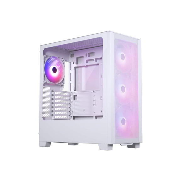 Phanteks XT Pro Ultra, Mid-Tower Gaming Chassis, 4x M25-140 DRGB Fans Included, High Airflow Performance Mesh, Tempered Glass Window, USB-C 3.2 Gen2, White