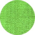 thumbnail image 1 of Ahgly Company Indoor Round Abstract Green Modern Area Rugs, 3' Round, 1 of 4