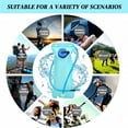 thumbnail image 4 of 2L Water Bladder for Hiking Backpack Leak Proof Water Reservoir Storage Bag, 2 Liter BPA-Free Water Pouch Hydration Pack Replacement forCycling, Hiking, Running, Climbing, Biking, 4 of 5