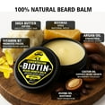 thumbnail image 4 of Biotin Beard Balm for Men, 2 oz – Thicker & Fuller Beard Look, Softening, Moisturizing & Anti-Itch, Non-Greasy – Unscented, Gift-Ready, 4 of 9