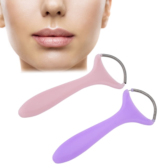 Peligratoria Facial de Primavera, Epilator Facial de Primavera Portátil Plastic ergonómico 2 PCS para el Hogar para el labio superior